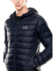 EA7 Emporio Armani Hooded Puffer Jacket - Deepest Blue