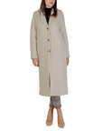 ICHI Wool Coat Beige