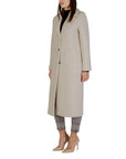 ICHI Wool Coat Beige