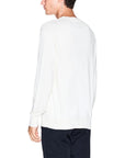 Armani Exchange White Crewneck Sweater