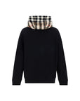 Burberry Samuel Checkered Black Hooded Jacket
