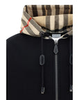 Burberry Samuel Checkered Black Hooded Jacket