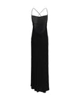 PINKO Black Maxi Cocktail Dress
