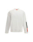 Diesel Logo Cotton Sweatshirt - White