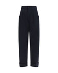 Jacob Cohen Lindsay Barrel Leg Pants - Deep Blue
