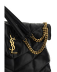 Saint Laurent LouLou Medium Leather Shoulder Bag - Black