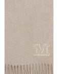 Max Mara Dalia Beige Cashmere Scarf