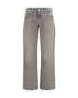 7FOR Straight-Leg Relaxed Fit Jeans - Gray/Grey