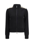 Burberry Black Wool Zip Cardigan