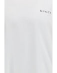 Gucci Graphic White Cotton T-Shirt