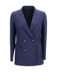 Blazé Milano The Savannah Everyday Linen-Silk Blazer - Azure Blue