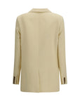 Blazé Milano The Savannah Everyday Linen-Silk Blazer - Beige