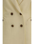 Blazé Milano The Savannah Everyday Linen-Silk Blazer - Beige