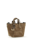 Brunello Cucinelli Brown Leather Tote & Shoulder Bag