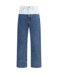 Marni Bleach Dipped Straight-Leg Jeans