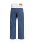 Marni Bleach Dipped Straight-Leg Jeans