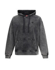 Diesel S-Boxt-Hood-Den Hoodie - Gray/Grey