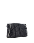 Saint Laurent LouLou Puffer Shoulder Bag - Black