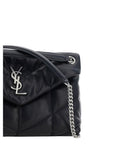 Saint Laurent LouLou Puffer Shoulder Bag - Black