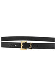 Saint Laurent Waist Leather Belt - Black