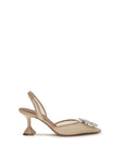 Amina Muaddi Begum Slingback Heels - Beige