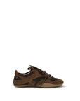 Miu Miu Brown Suede Athletic Sneakers