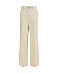 P.A.R.O.S.H. Raisa Wide Leg Pants - Ivory