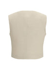 P.A.R.O.S.H. Sleeveless Wool Vest Top