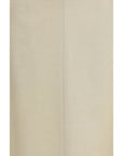 P.A.R.O.S.H. A-Line Linen Midi Skirt