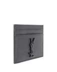 Saint Laurent Cassandre Card Holder - Gray/Grey