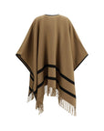 Max Mara Wool Poncho - Warm Beige