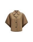 Max Mara Short Sleeve Cape Coat