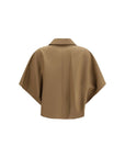 Max Mara Short Sleeve Cape Coat