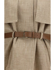 Max Mara Belted Short Sleeve Cape Coat