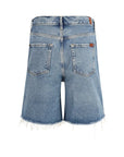 7FOR Lola Light Wash Bermuda Denim Shorts