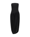 Ferragamo Black Bustier Cocktail Dress