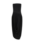 Ferragamo Black Bustier Cocktail Dress