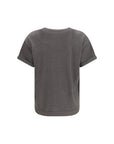 Brunello Cucinelli Gray/Grey T-Shirt