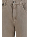 Brunello Cucinelli Ash Brown Denim Jeans