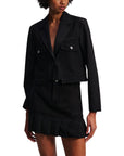 Karl Lagerfeld Utility Blazer - Black