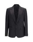 Dolce & Gabbana Fleece Wool Blazer - Black