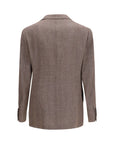 Brunello Cucinelli Brown Linen Blazer