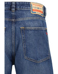 Diesel 2024 Dark Wash D-Macs Tapered Jeans - Mid Blue