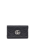 Gucci GG Marmont Leather Wallet With Chain