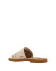 Chloé Logo Flat Sandals