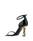 Saint Laurent Opyum Stiletto Heels - Black & Gold