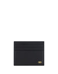 Ferragamo Black Leather Slim Card Holder
