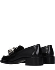 Prada Embellished Slip-On Loafers - Black