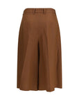 Lardini Rust Brown Bermuda Skorts