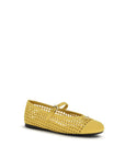 Prada Crotchet Mary Janes - Limoncello Yellow
